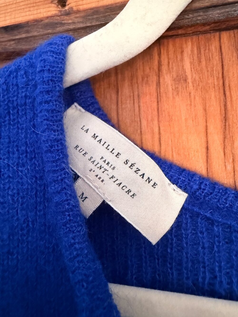 Sézane Gaspard Cardigan Royal Blue. Size Medium. - Picture 5 of 10
